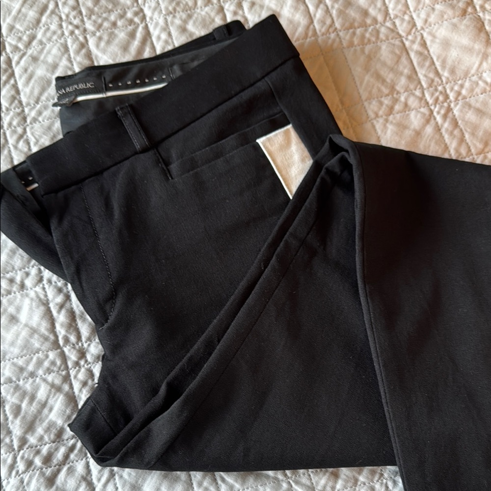 Banana Republic Black and White Ankle Pants